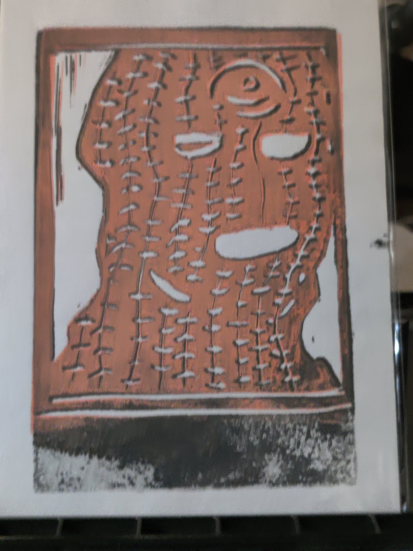 Work - linoprint