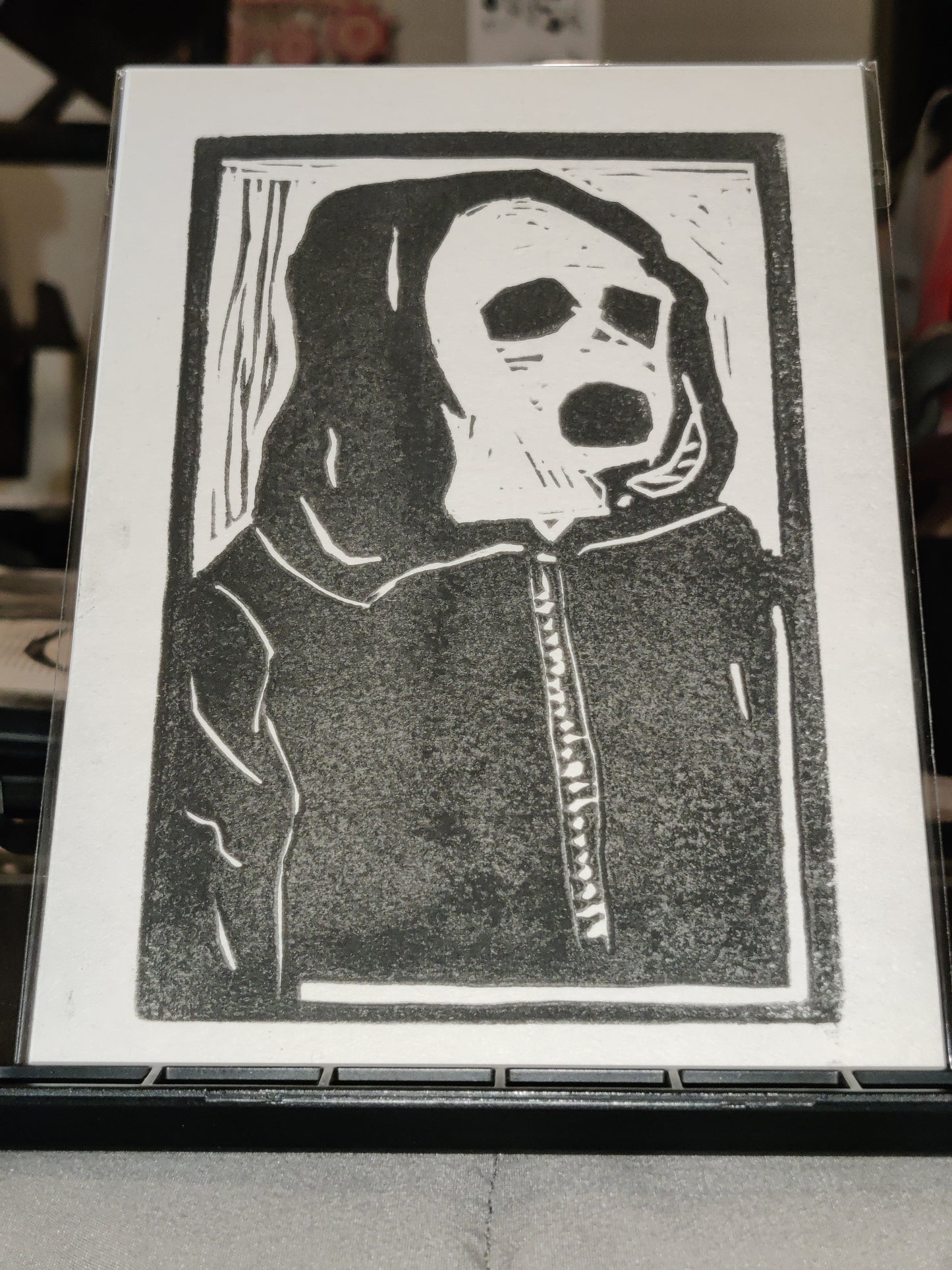 Mr. Robot - linoprint