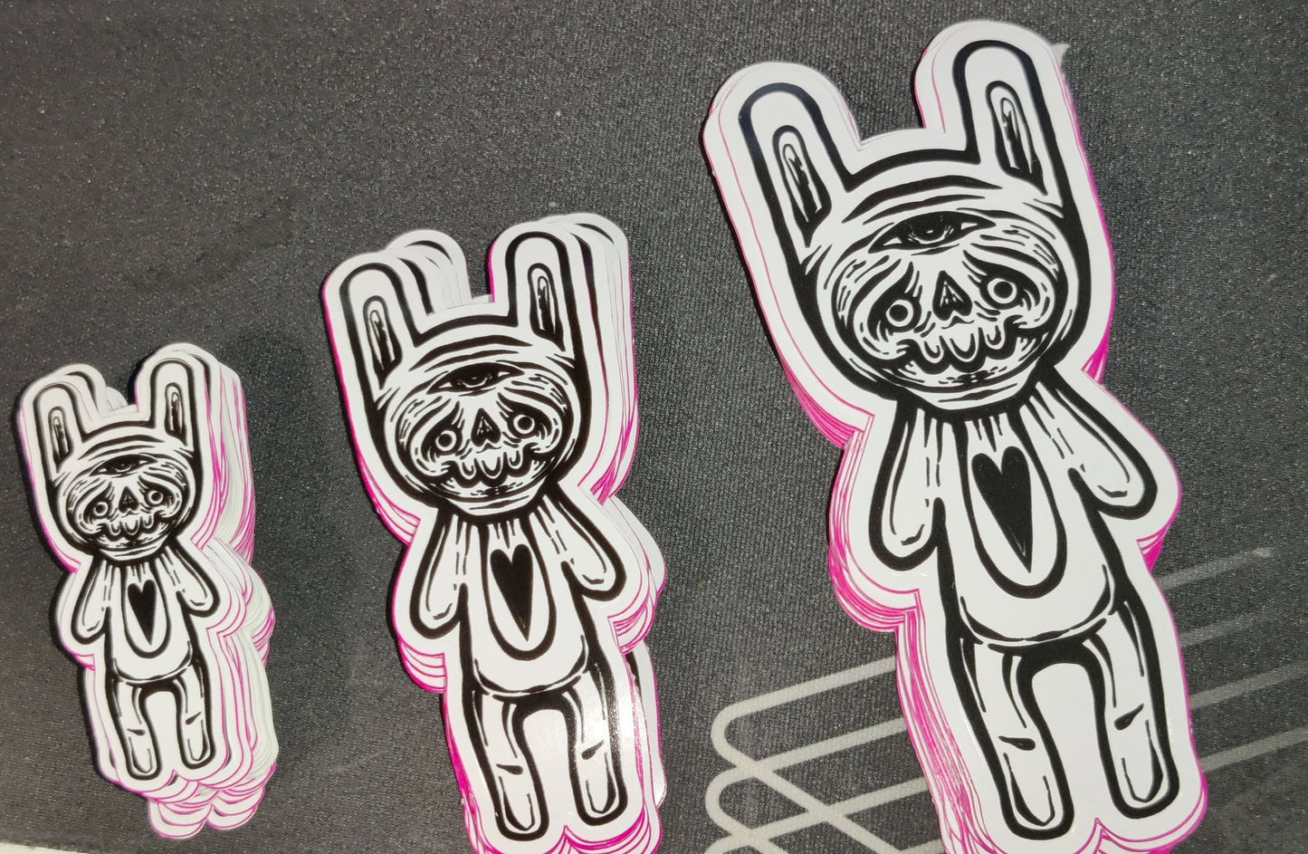 die cut sticker pack - contains 9 stickers