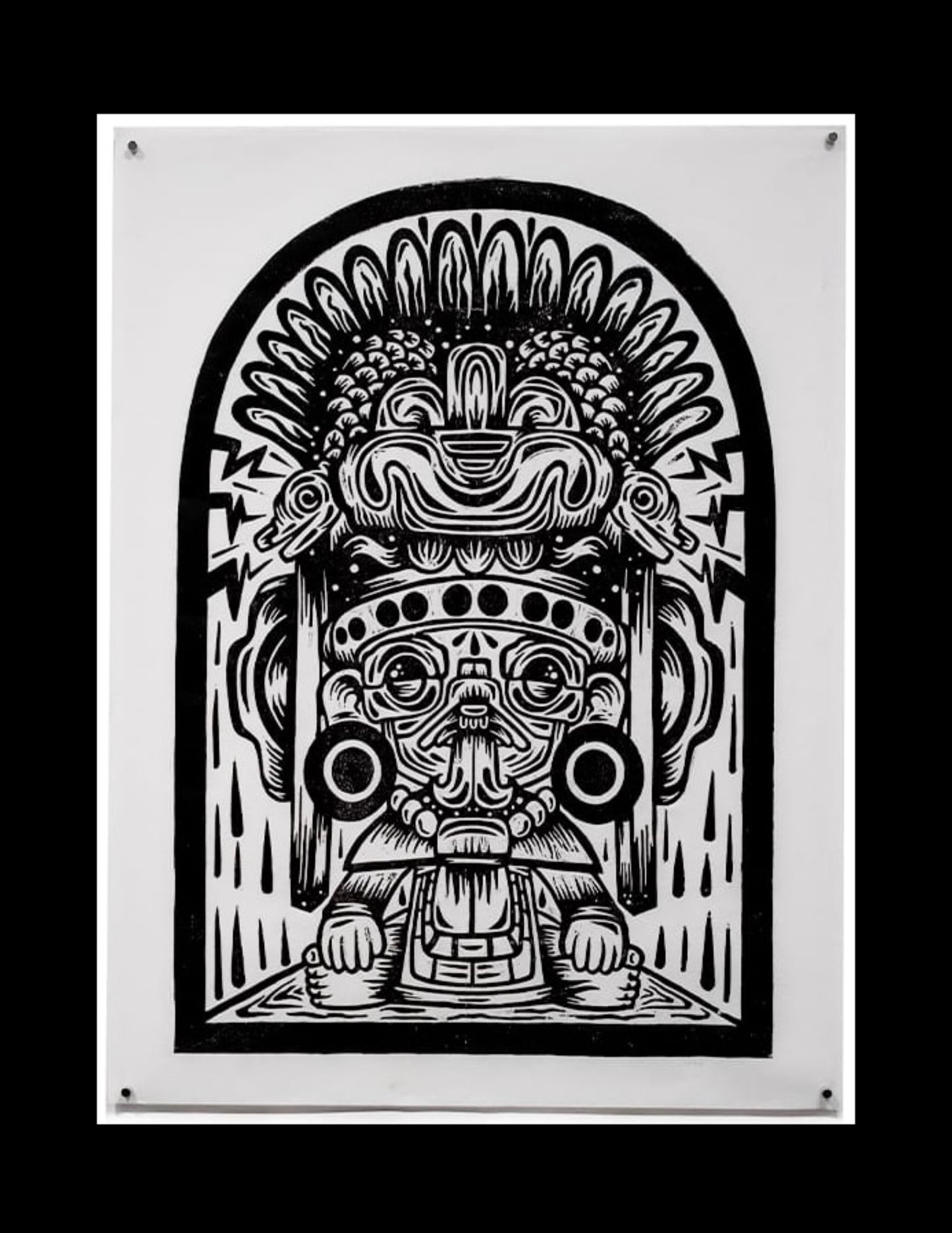 Cocijo - Lino Print