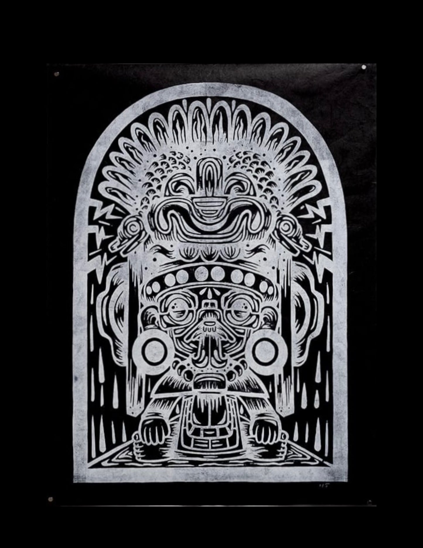 Cocijo - Lino Print