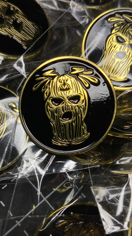 Ski Mask Enamel Pin