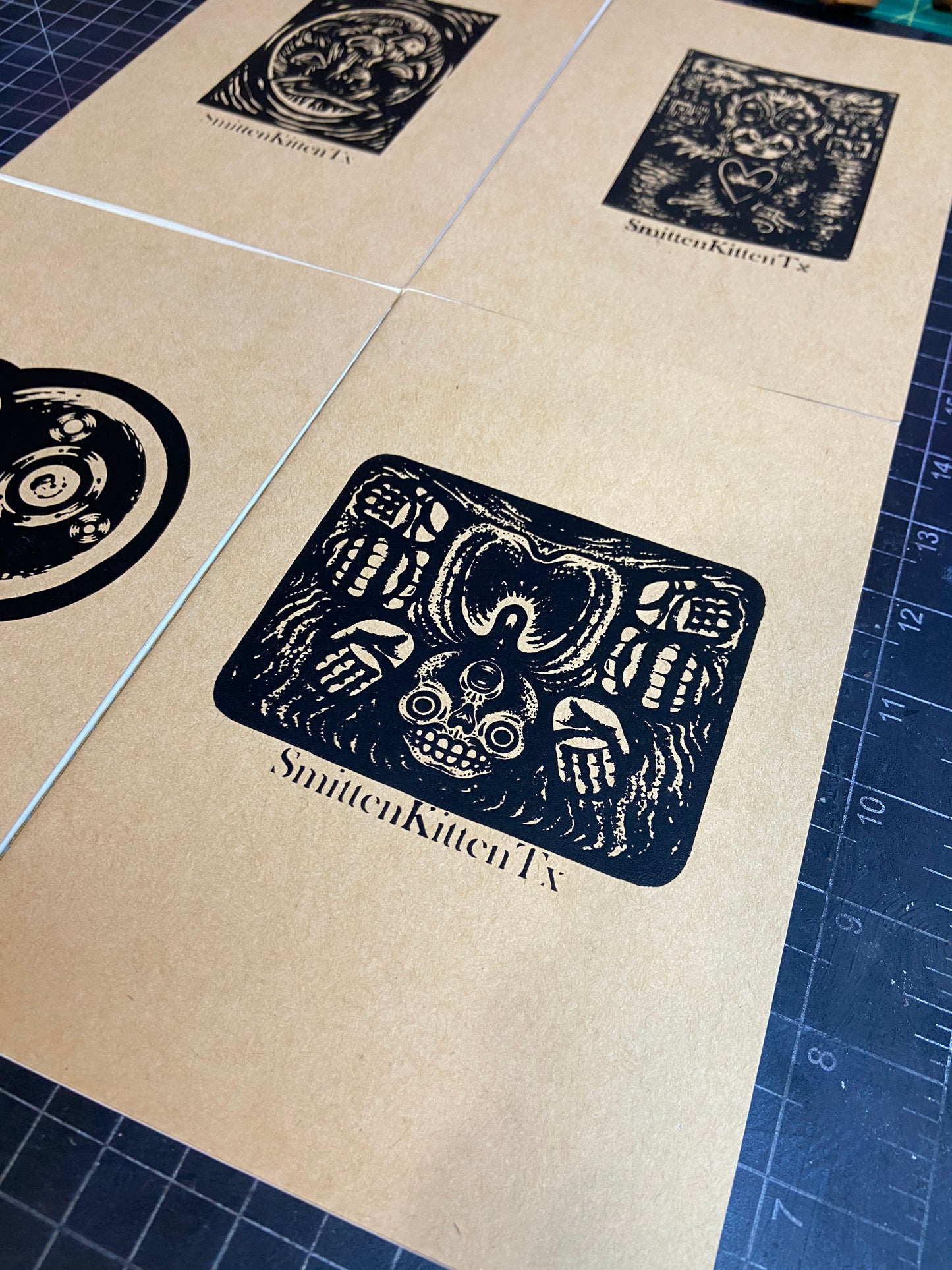 Screen Printed Sketchbooks Set of 4