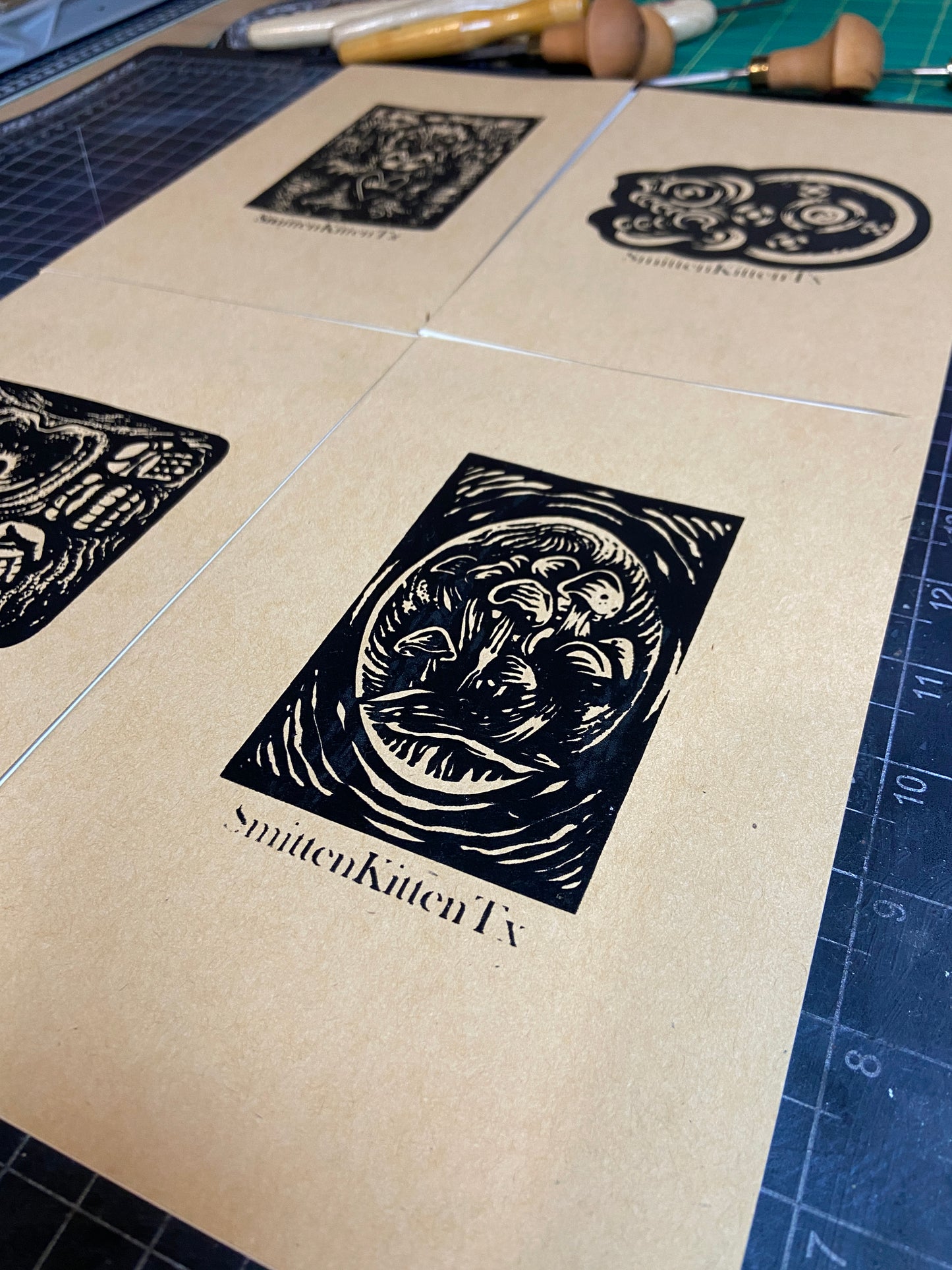 Screen Printed Sketchbooks Set of 4