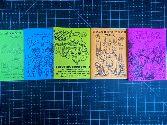 MINI Coloring Book Set Vol.1-5