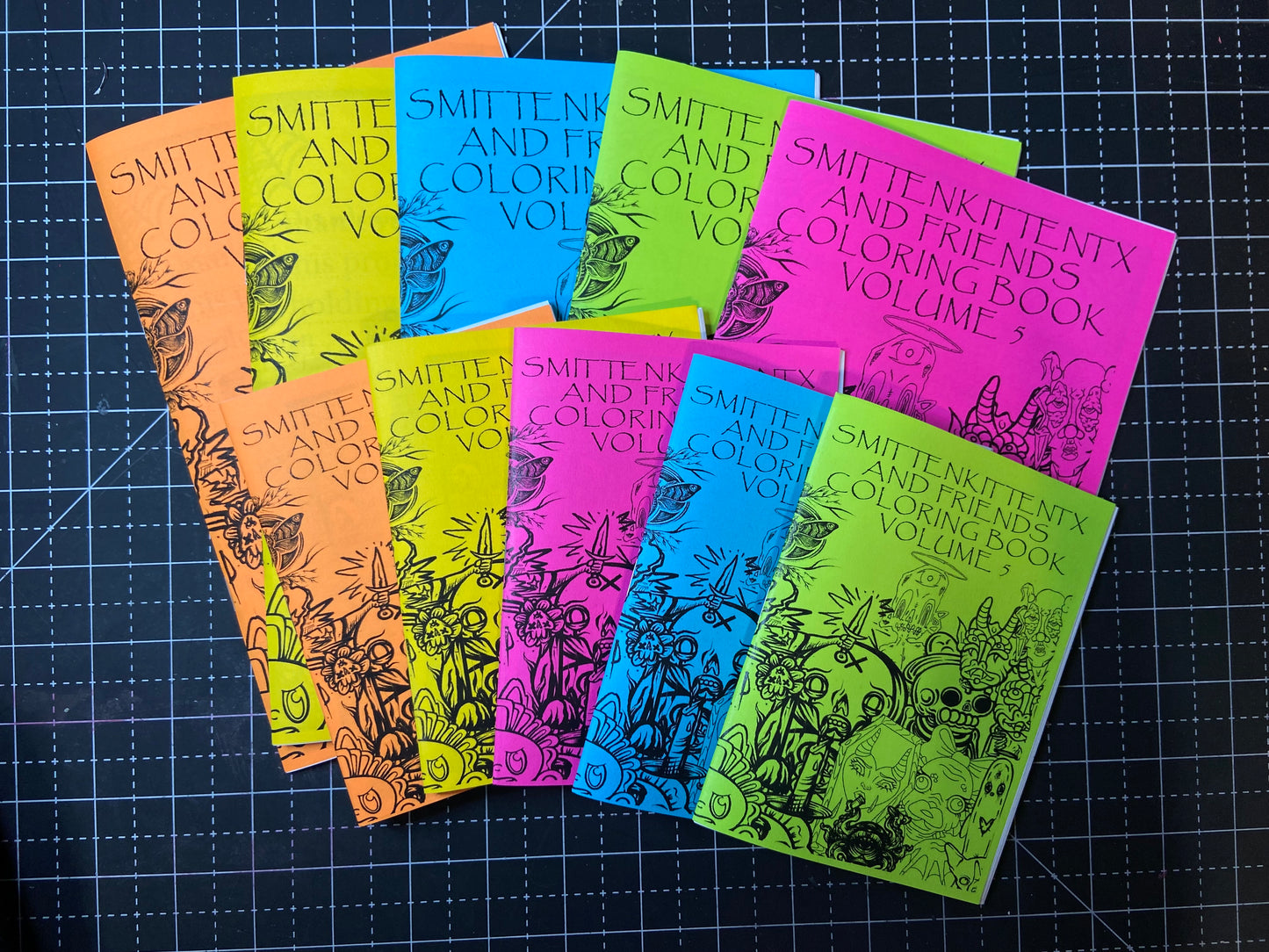 MINI Coloring Book Set Vol.1-5