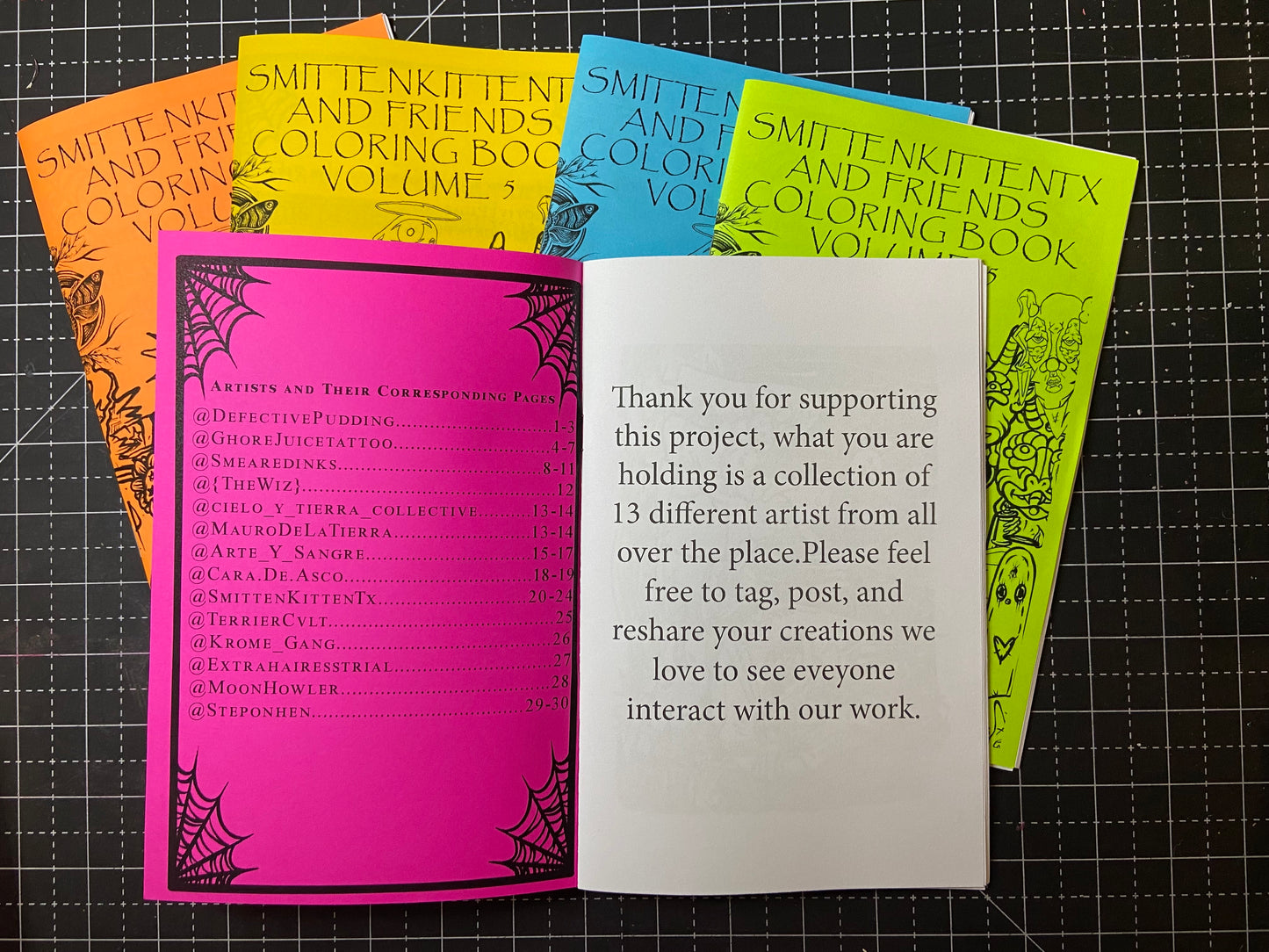 MINI Coloring Book Set Vol.1-5