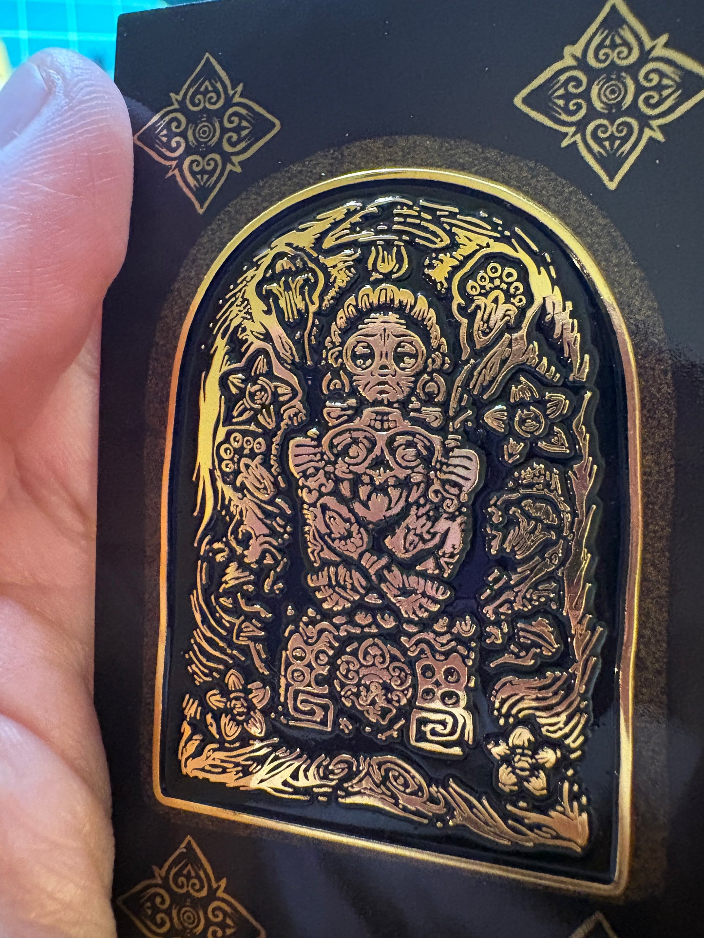 “Xochipilli” enamel pin box