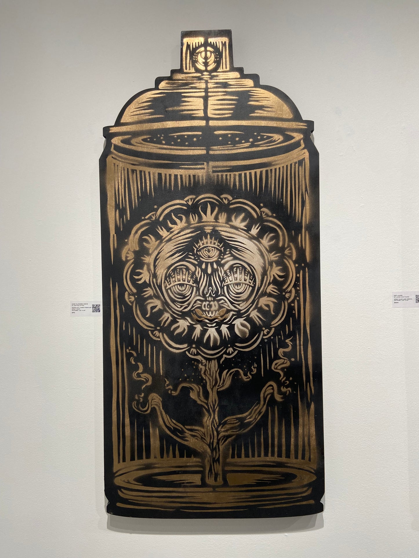 Woodcut "Inside the Can"