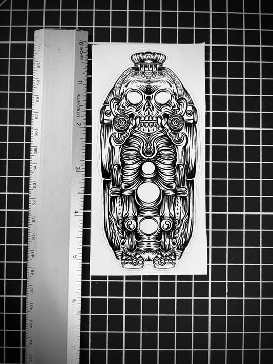 The Morning Star Sticker - 5 inch by 2.5 inch - die cut