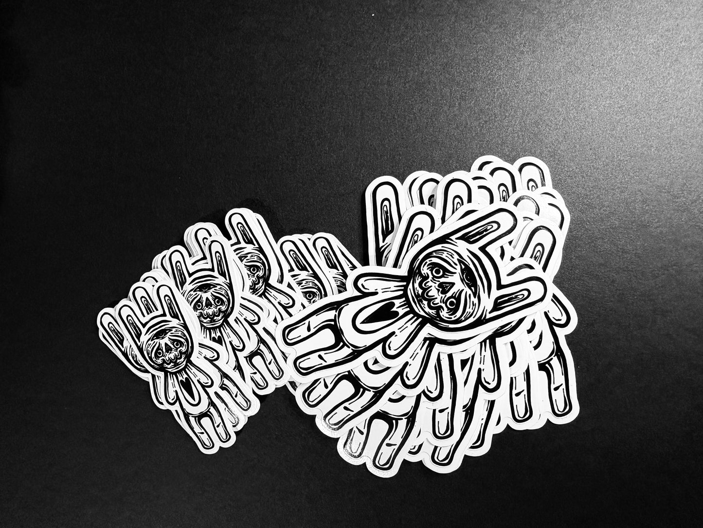 die cut sticker pack - contains 9 stickers