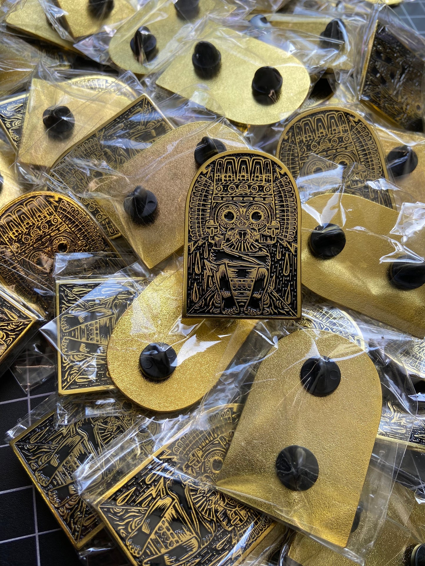 Tlaloc Enamel Pin