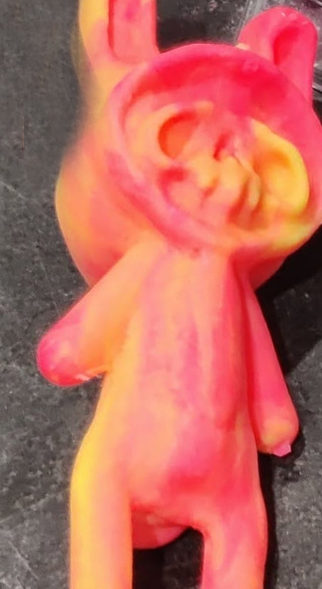marbled copy of a copy "enjoy"