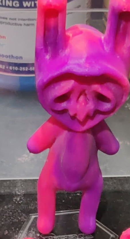 marbled copy of a copy "enjoy"
