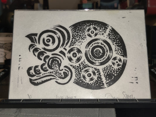 Death - Linoprint