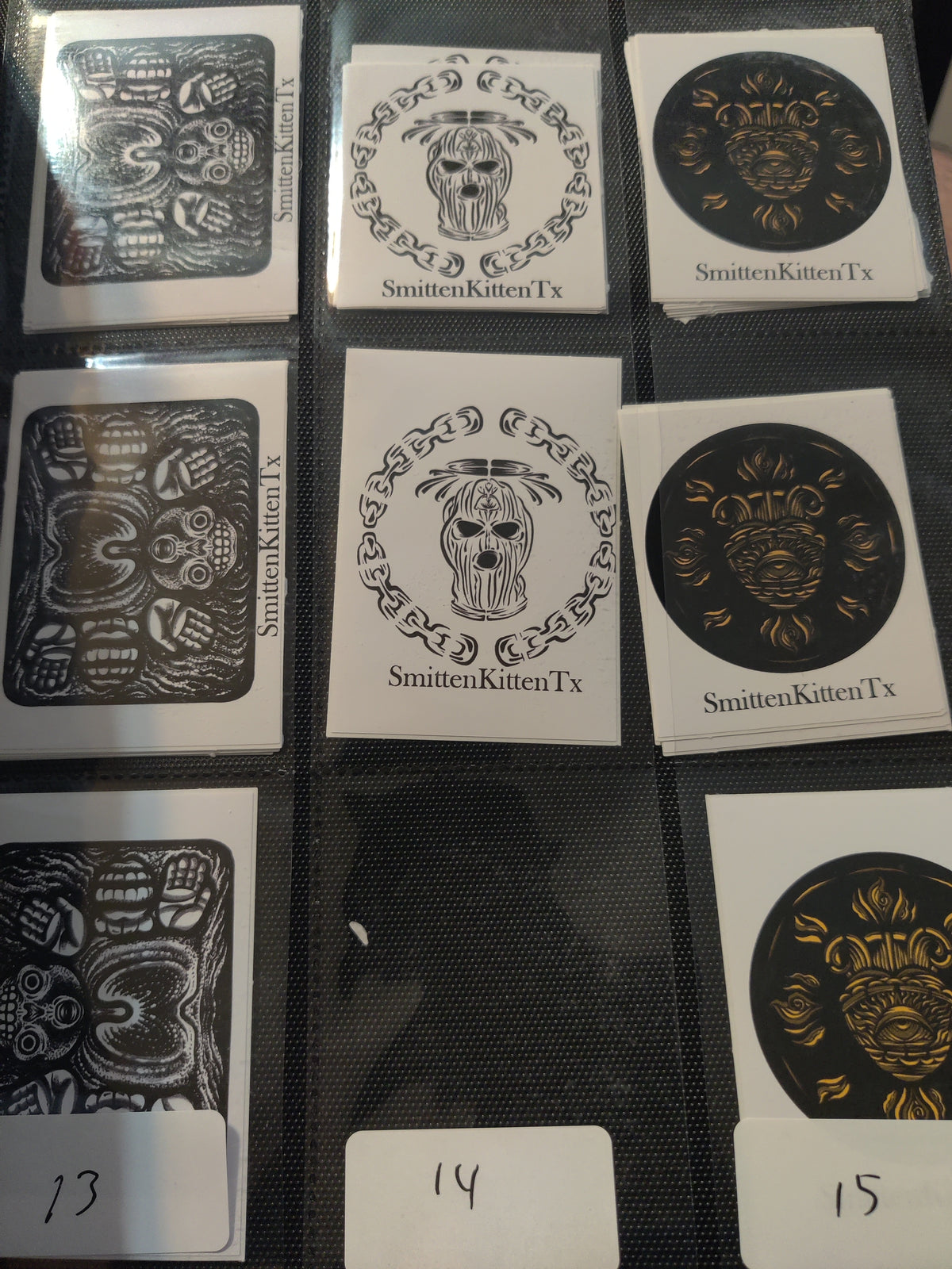 (3) for $10 stickers